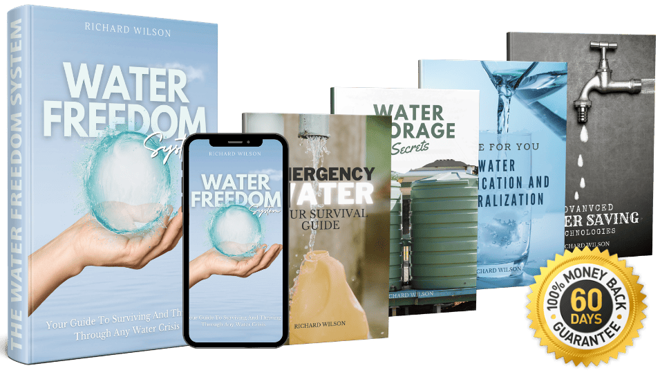 Water Freedom System 60 day guarantee badge and book set